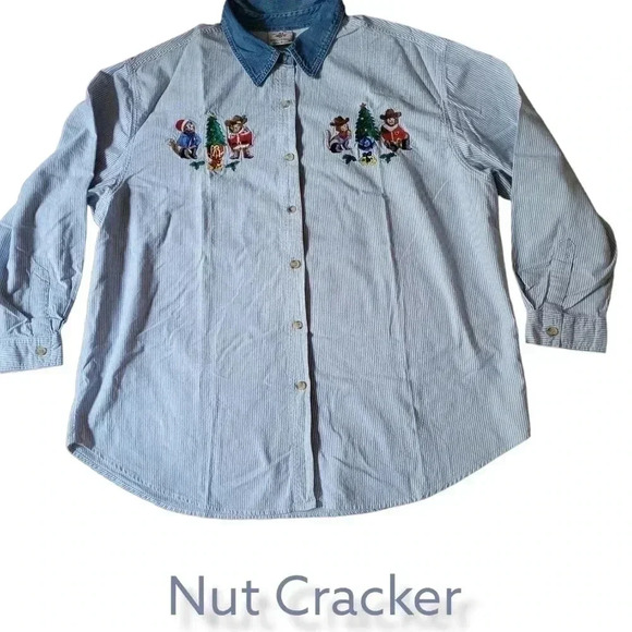 Nut Cracker Plus Size Shirt 22W - Picture 2 of 4